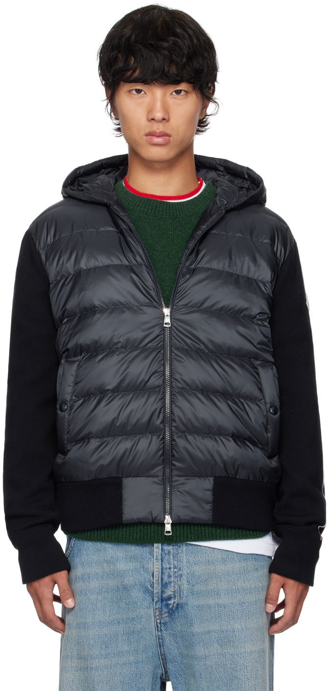 Jakna Moncler Navy Hooded Down Jacket Tamnoplava | J20919B00022M1131