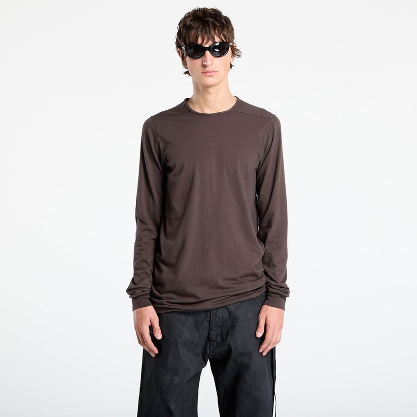 Majica kratkih rukava Rick Owens Rick Owens DRKSHDW Level Longsleeve T-Shirt Smeđa | DU02E7260 RN 78