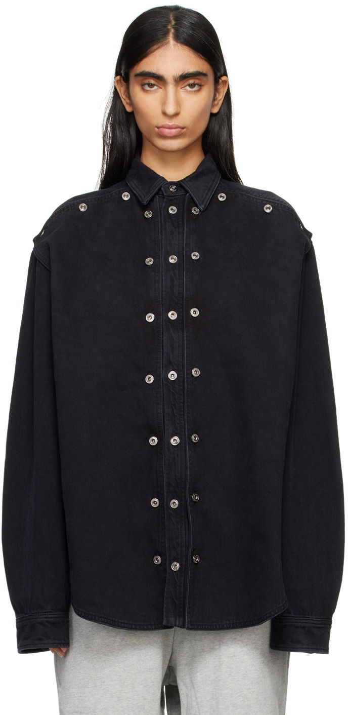 Košulja Y/PROJECT Denim Shirt Crna | 207SI001