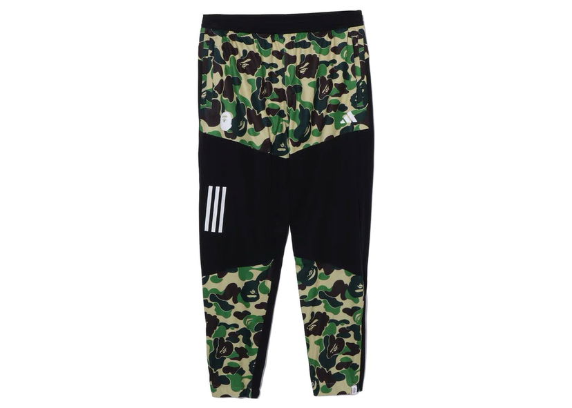 Hlače BAPE BAPE x adidas Golf ABC Camo Pants Black Zelena | 1J73-152-901