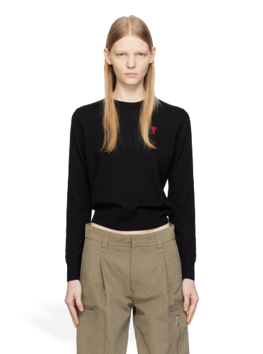 Džemper AMI Sweater Crna | BFFKS111.KN0025