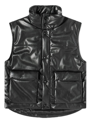 Prsluk Nanushka Jovan Vegan Lether Vest Crna | NM22PFOW00699