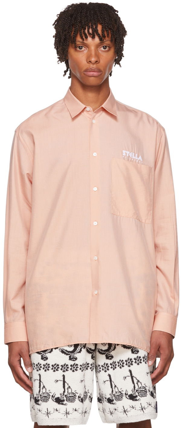 Košulja Stella McCartney Designer Fantasia Button-Up Shirt Ružičasta | 6030363STA56