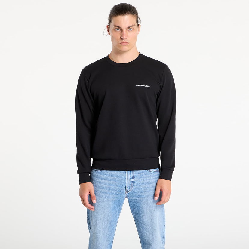 Dukserice Emporio Armani EA7 Emporio Armani Crew Neck Sweatshirt Crna | EM000520AF10790UC001