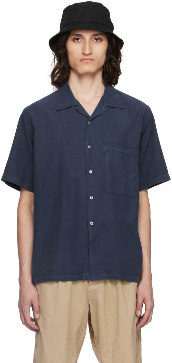 Košulja Universal Works Universal Works Camp II Shirt Tamnoplava | 30269