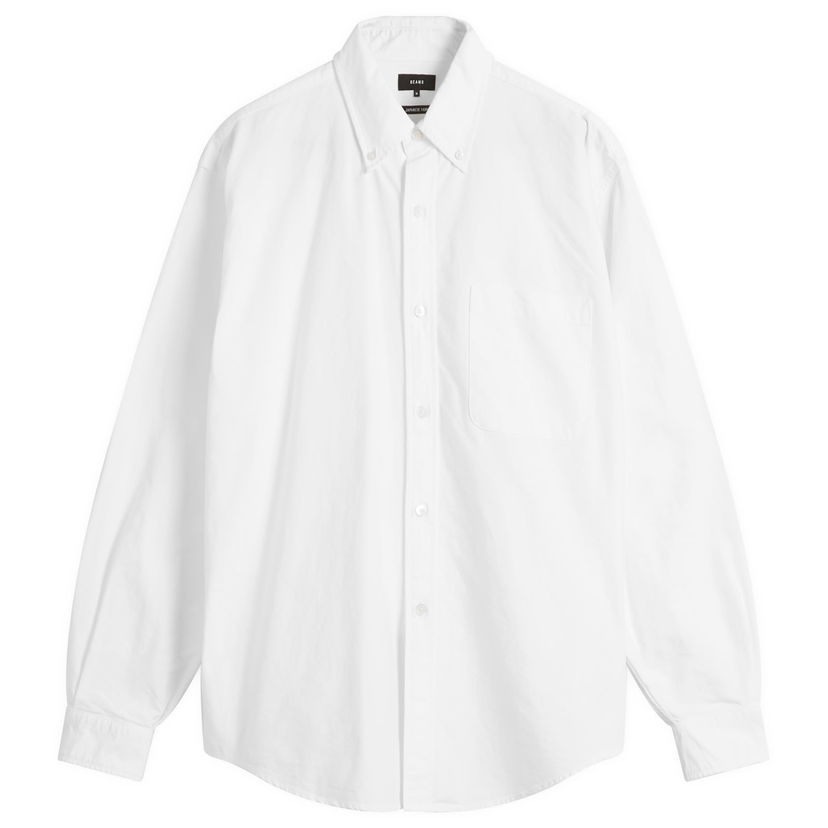 Košulja BEAMS Heavy Oxford Button Down Shirt Bijela | 1111-1213-301-01
