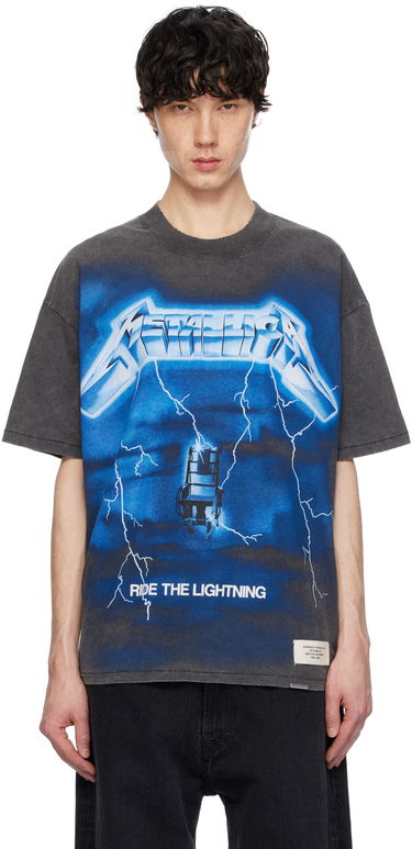 Majica kratkih rukava Represent Clo Represent x Metallica 'Ride The Lightning' Graphic Tee Siva | MLM4356, 0