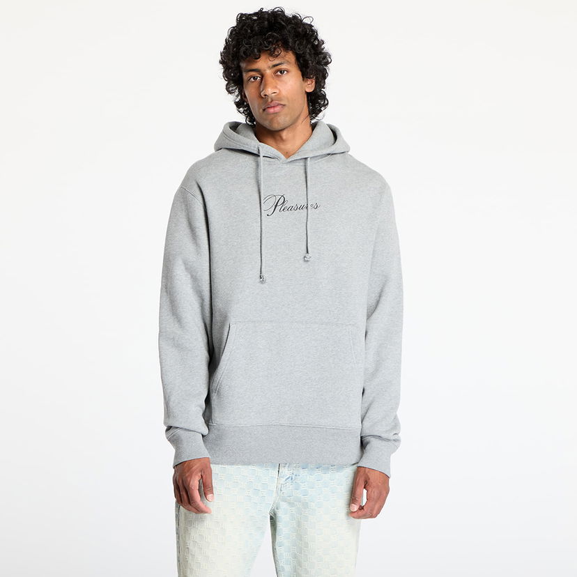 Dukserice Pleasures PLEASURES Symphony Hoodie Siva | P25SU076 HEATHER