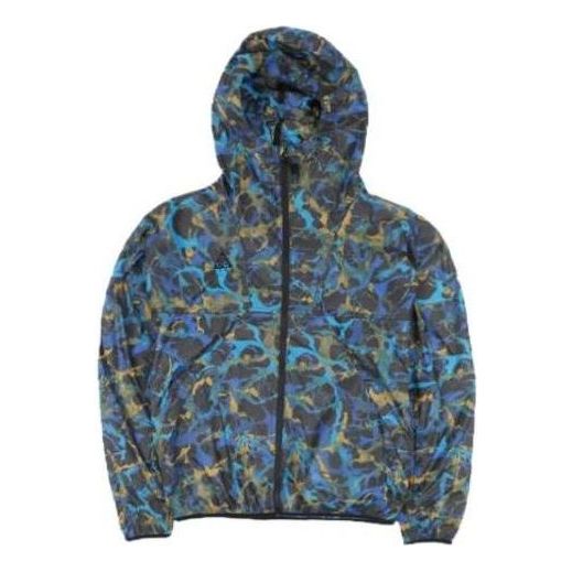 Vjetrovka Nike ACG ACG Lightweight Printed Jacket Plava | CU0259-010