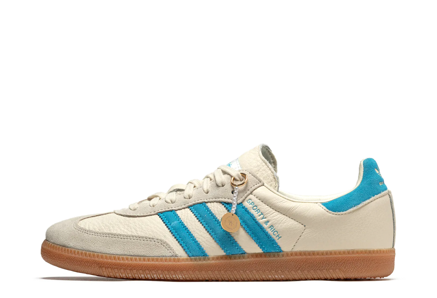 Tenisice i cipele adidas Originals Sporty & Rich x Samba OG "Cream Blue" Bež | IE7096, 1