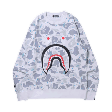 Džemper BAPE Space Camo Shark Crewneck Bijela | 1H80 113 003 WHITE, 0