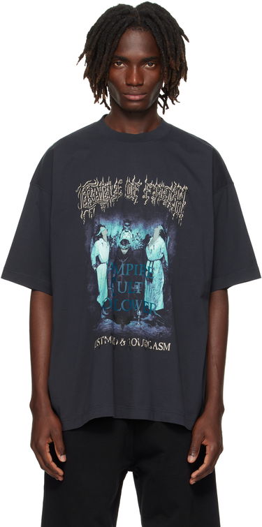 Majica kratkih rukava VETEMENTS Vetements Cradle of Filth 'Vampire Cult' Oversized Graphic T-Shirt Crna | UCF76TR700N, 0