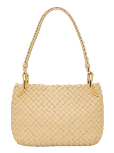 Torba za rame Bottega Veneta Small Clicker Bag Bež | 730968 V01D1