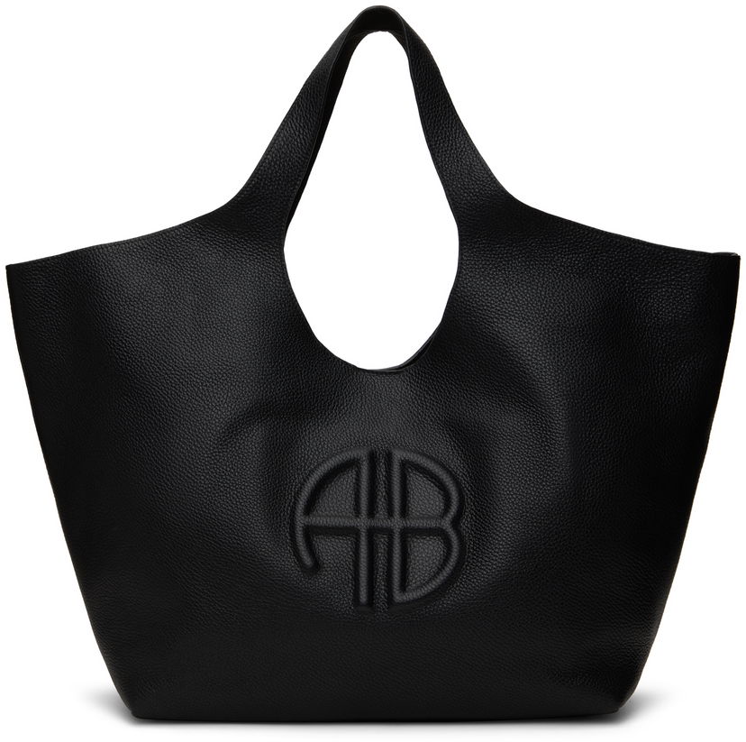 Tote bag Anine Bing Leather Tote Bag Crna | A-13-10364-000