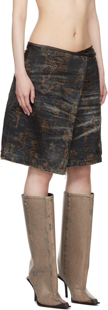 Suknja Diesel Denim Midi Skirt Plava | A17023 0ABCW, 1