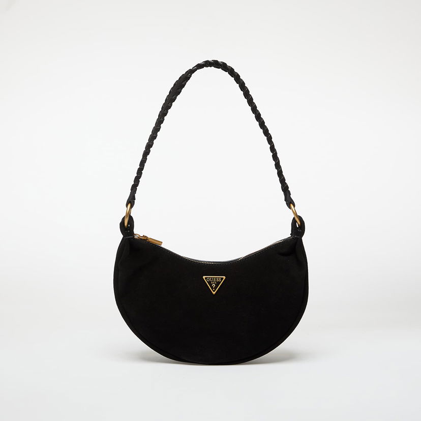 Ručna torbica GUESS Amita Braided Strap Hobo Crna | HWSB9539720-BLA