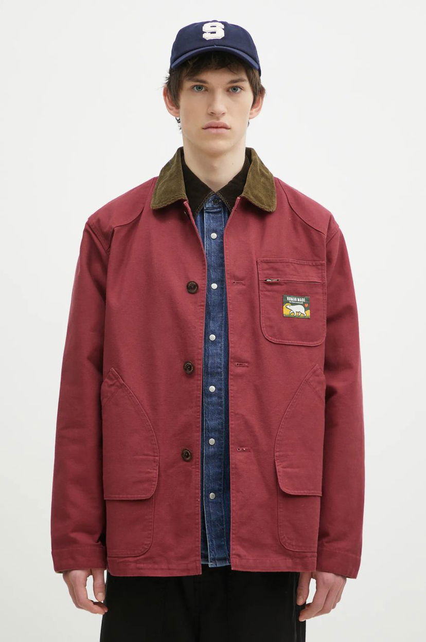 Jakna Human Made Hunting Oversized Jacket Crvena | HM28JK030
