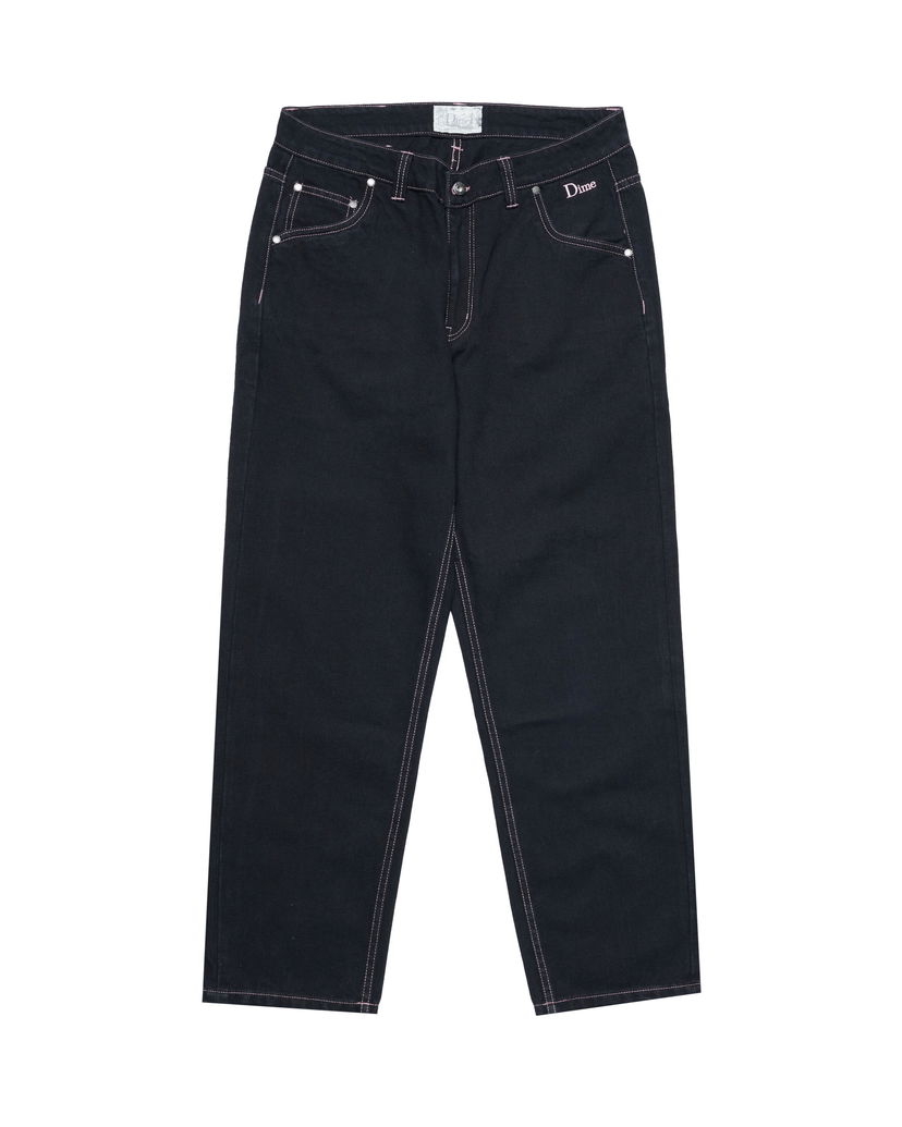 Jeans Dime Relaxed Denim Pants Crna | DIMEHO2414BLK
