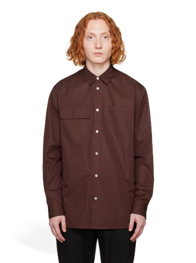 Košulja Jil Sander Pocket Shirt Tamnocrvena | J23DL0002_J45001