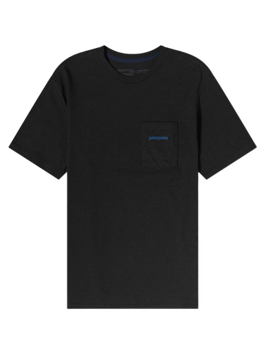 Majica kratkih rukava Patagonia Boardshort Pocket Responsibili-Tee Crna | 37655-INBK