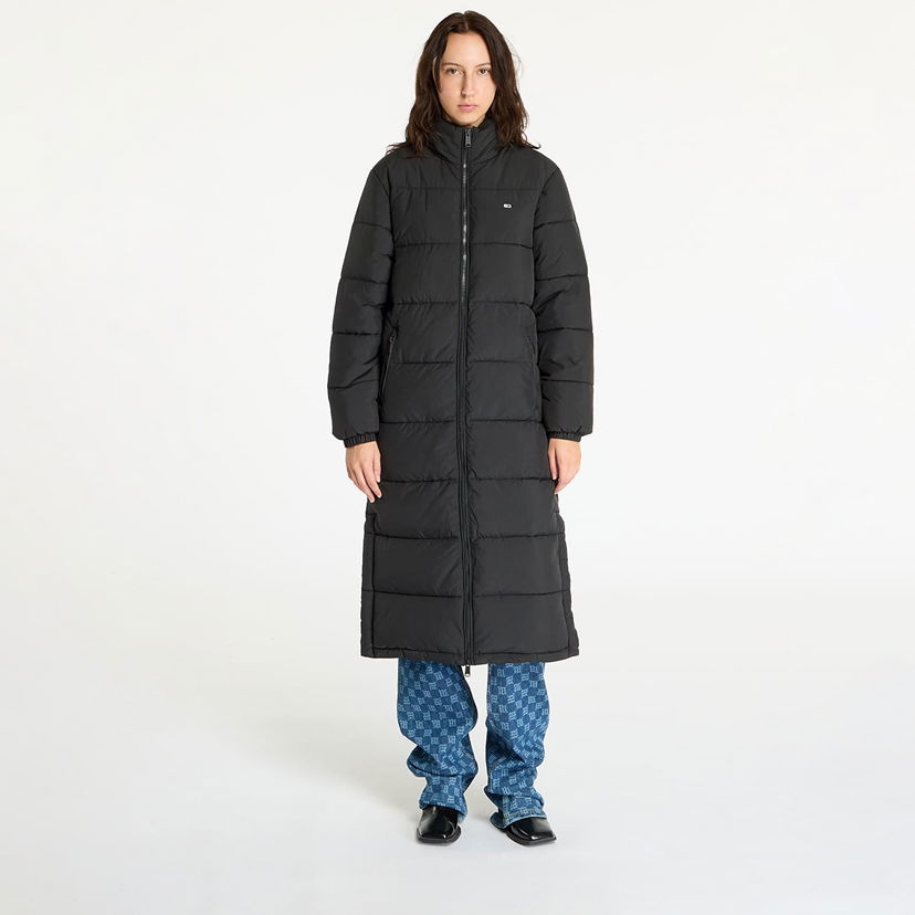 Pernata jakna Tommy Hilfiger Maxi Essential Puffer Coat Black Crna | DW0DW19918 BDS