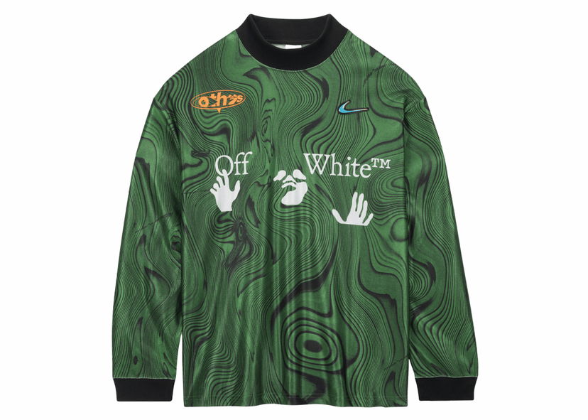 Dres Nike Off-White x Allover Print Jersey Kelly Green Zelena | FQ0998-389