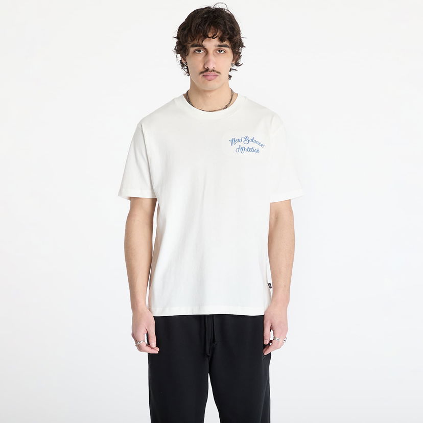 Majica kratkih rukava New Balance Relaxed League T-Shirt Bijela | MT43556SST