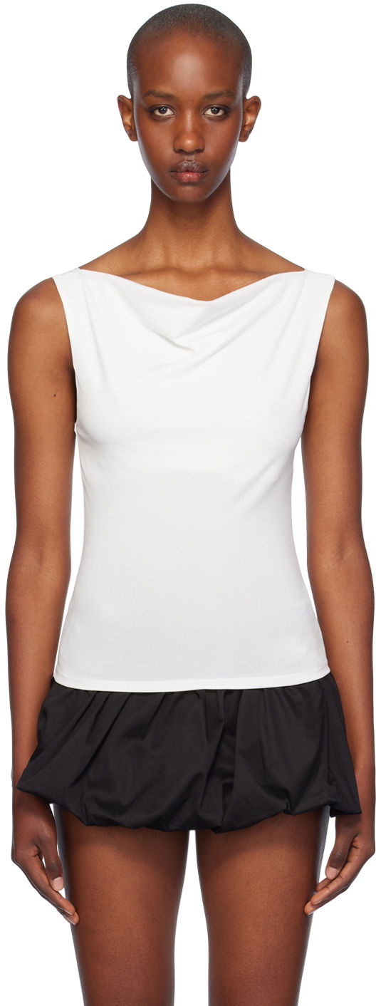 Suknja Miaou Miaou Lani Cowl Neck Sleeveless Peplum Top Crna | 7114VISCRE