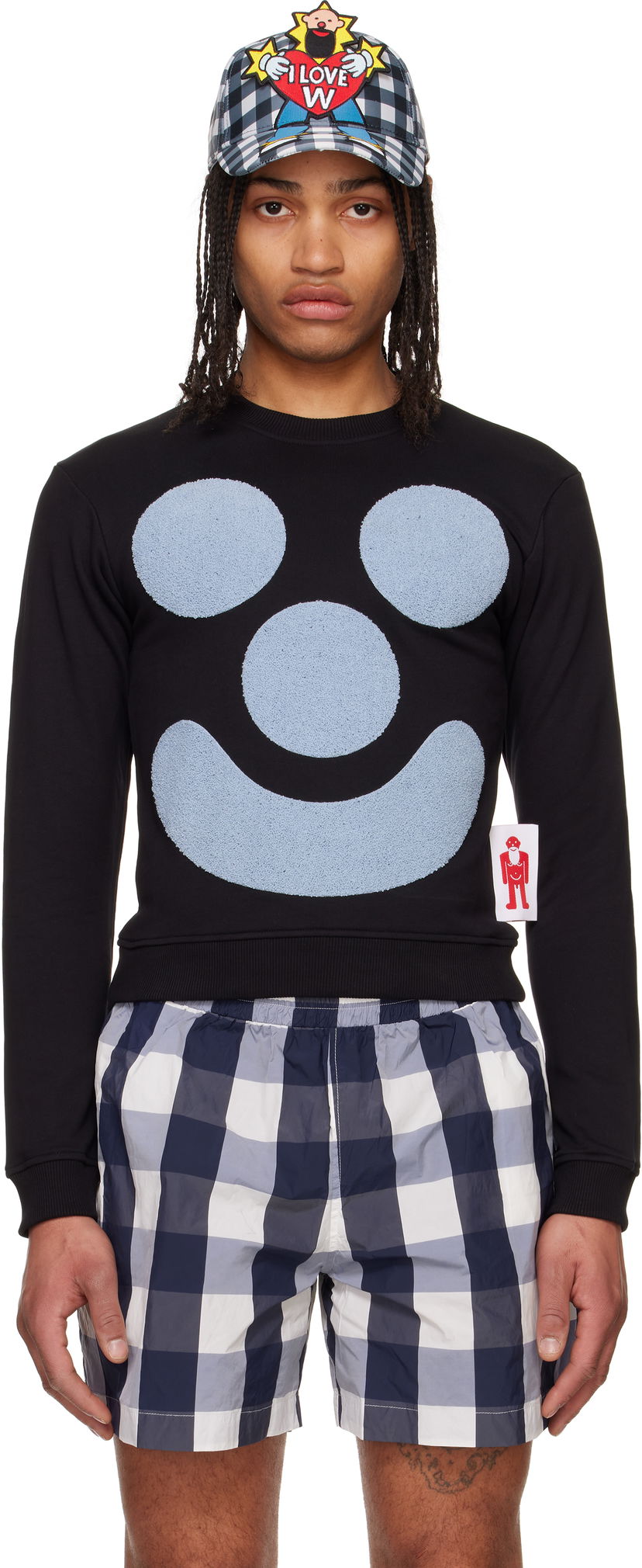 Dukserice Walter Van Beirendonck Walter Van Beirendonck Smile Sweatshirt Crna | 8008