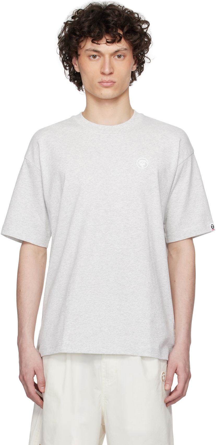 Majica kratkih rukava AAPE by A Bathing Ape AAPE by A Bathing Ape 'AAPE Now' T-Shirt Siva | AAPTEM1598XANWH2