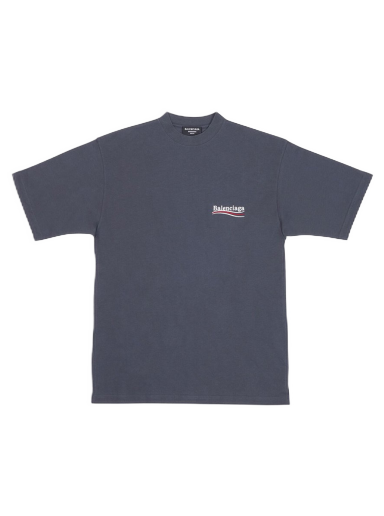 Majica kratkih rukava Balenciaga Political Campaign Large Fit T-Shirt Siva | 641675TKVJ11366