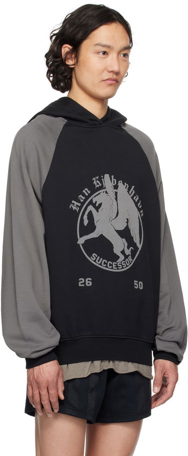 Dukserice Han Kjøbenhavn Han Kjobenhavn 'Successor' Print Hoodie Crna | M-134362, 1