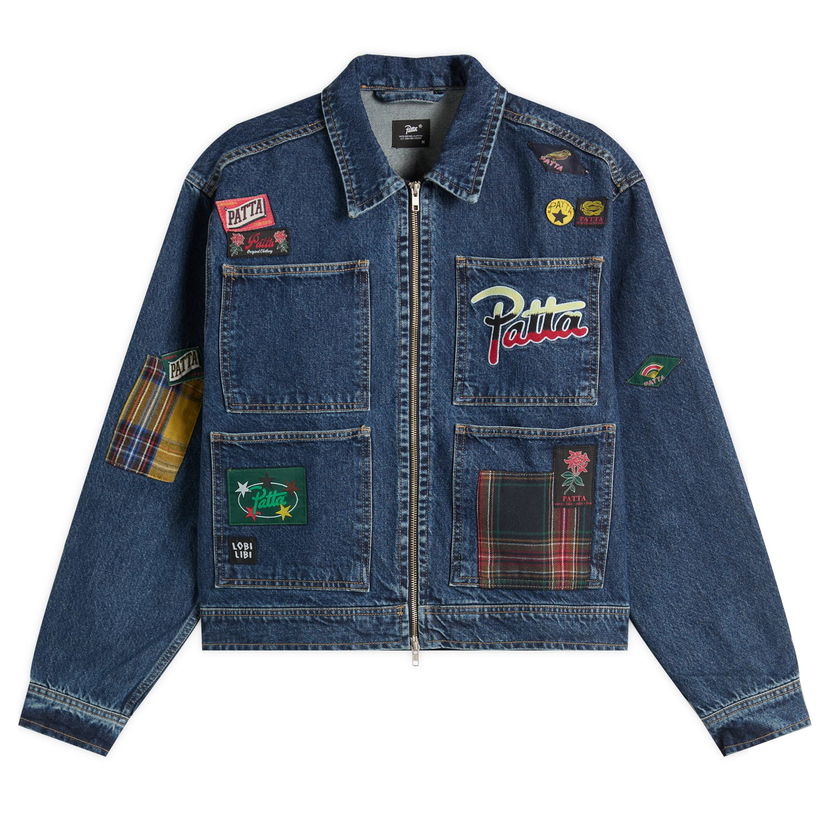 Jakna Patta Patta Whole Lotta Labels Denim Jacket Plava | POC-AW25-4200-348-0022-197