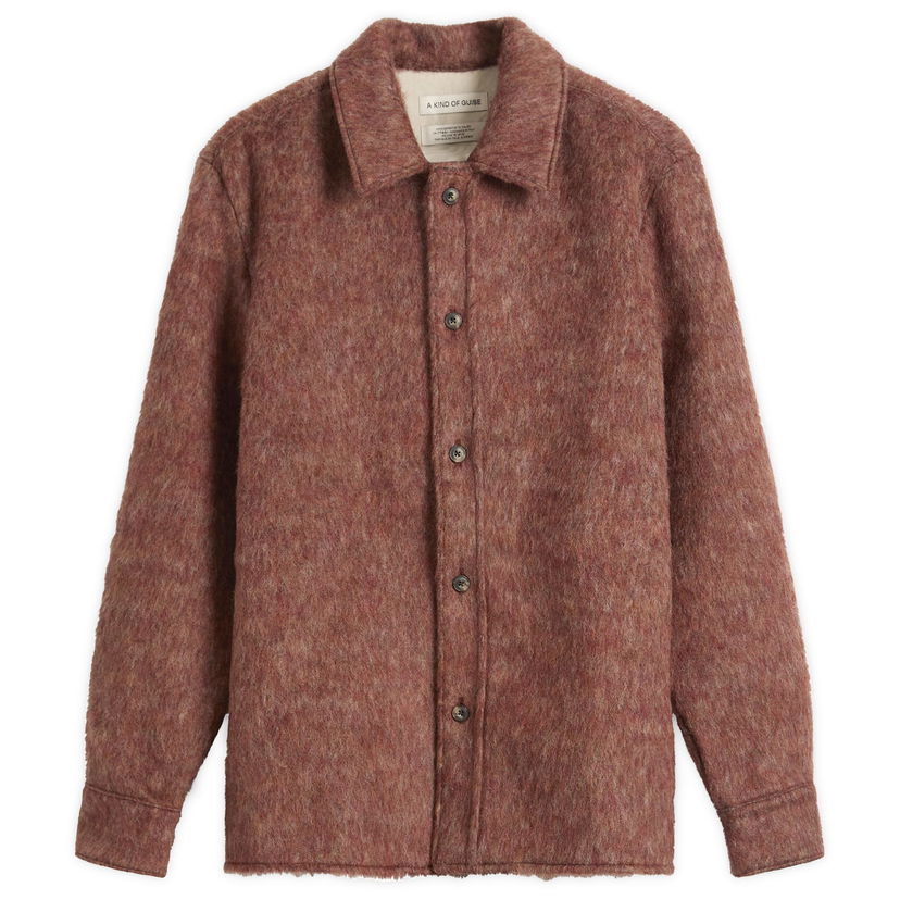 Košulja A Kind of Guise Cullu Hairy Overshirt Crvena | 157-14802-618
