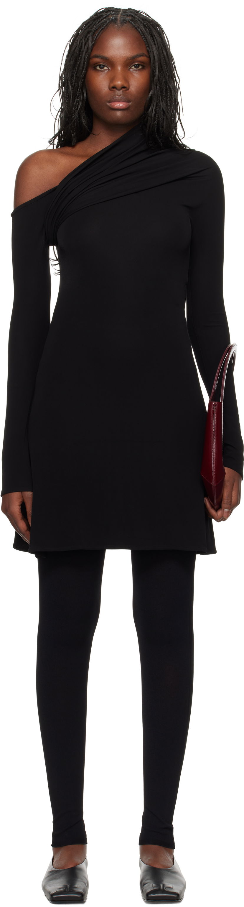 Ručna torbica Courrèges Courrèges Twist Crepe Minidress Ljubičasta | 324JRO449JS0145