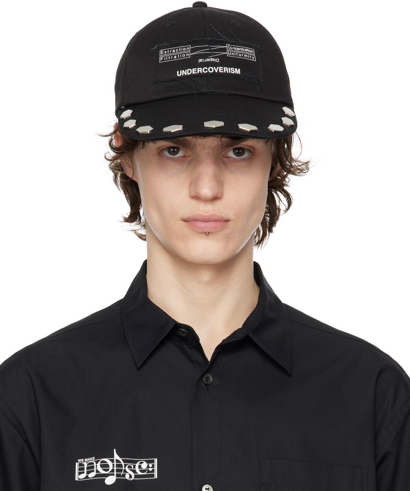 Kapa UNDERCOVER UNDERCOVER Stud Baseball Cap Crna | UP1E4H01