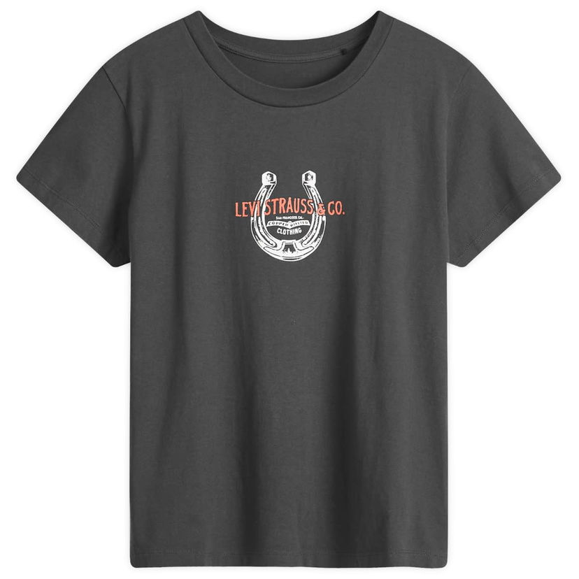 Majica kratkih rukava Levi's Women's Boxy Graphic T-Shirt in Black, Size X-Small | END. Clothing Crna | A8804-0027