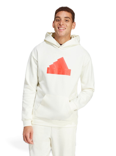 Dukserice adidas Performance Future Icons Badge of Sport Hoodie Bijela | IR9184