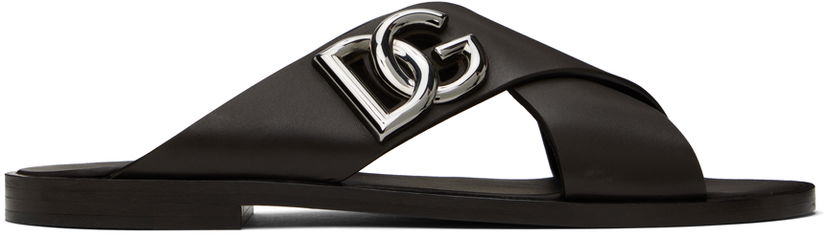Tenisice i cipele Dolce & Gabbana DG Light Slides Crna | A80440AO602