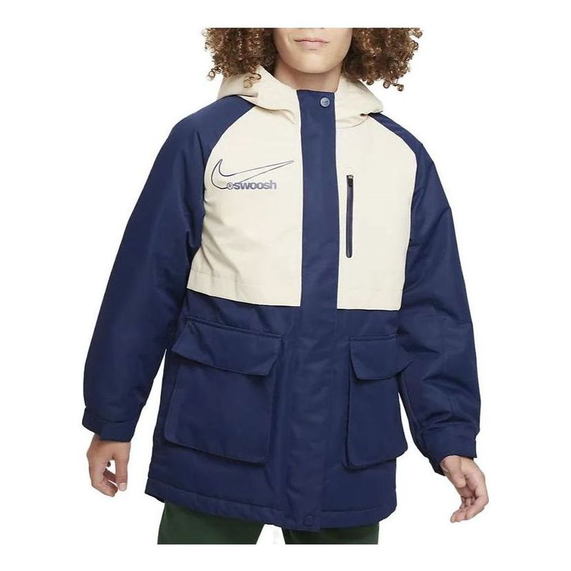 Parka Nike Nike Midlength Hooded Parka Plava | FV3043-410
