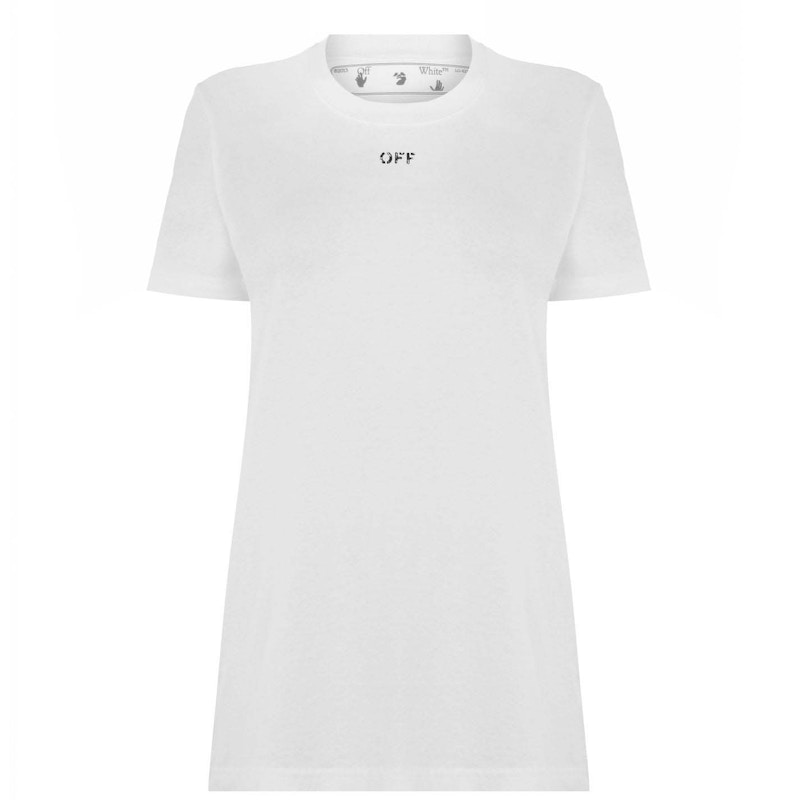 Majica kratkih rukava Off-White Arrows T-shirt White Black Bijela | OWAA049E20JER0160110