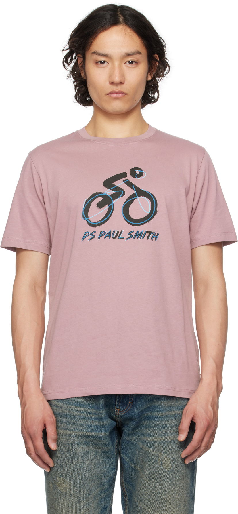 Majica kratkih rukava Paul Smith PS Paul Smith Bike Graphic T-Shirt Ljubičasta | M2R-011R-PP4960-55A