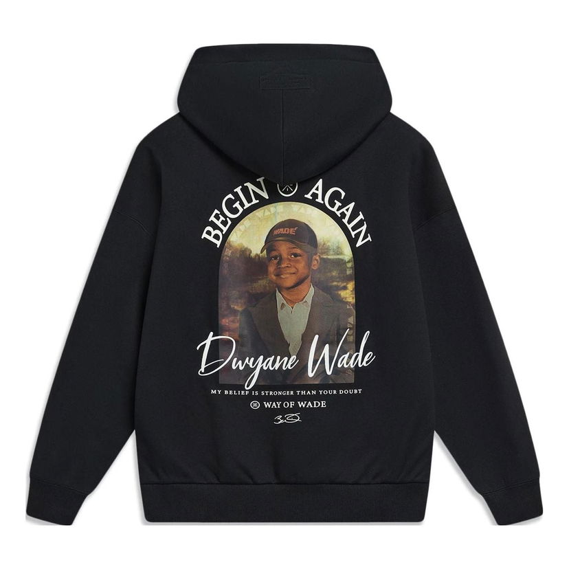 Dukserice Li-Ning Way Of Wade Photo Graphic Hoodie Crna | AWDT943-1
