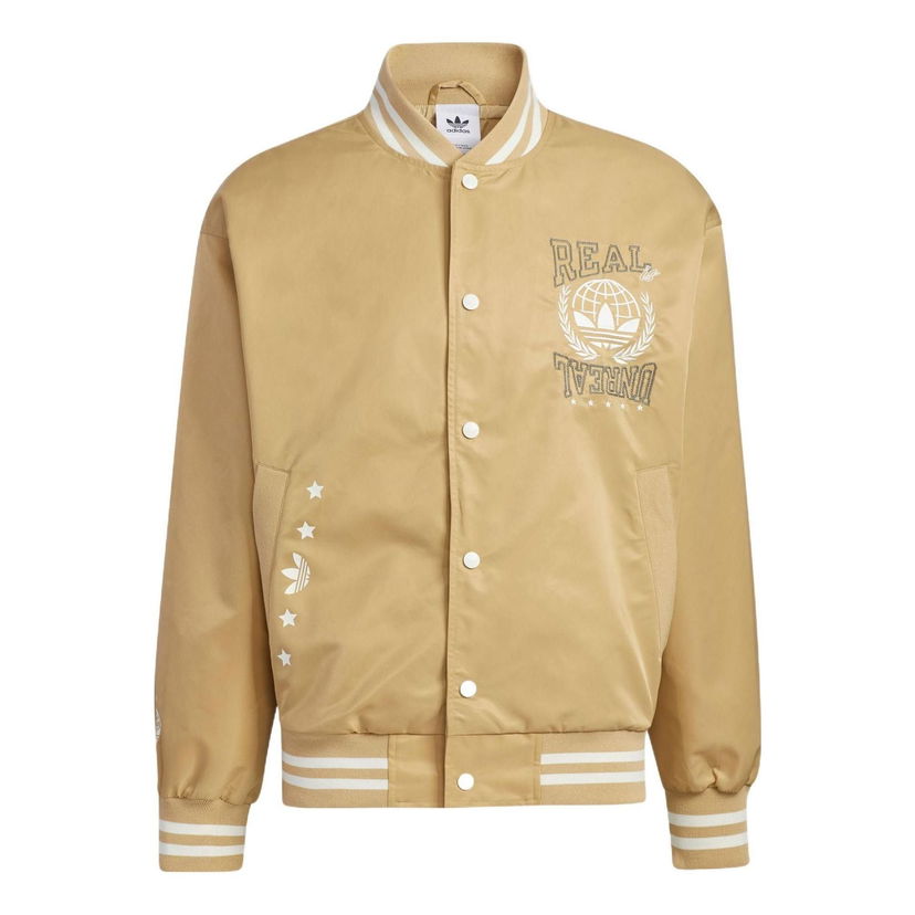 Bomber jakna adidas Originals Woven Bomber Jacket Bež | HY1358