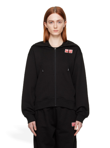 Dukserice KENZO Paris Full Zip Crna | FD62SW0894MF