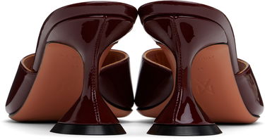 Dodaci Amina Muaddi Amina Muaddi Lupita 70 Heeled Patent Leather Sandals Tamnocrvena | LUPITA SLIPPER 70 PATENT, 1