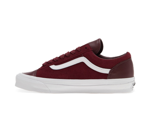 Tenisice i cipele Vans Vault OG Style 36 LX Suede/ Leather Port Tamnocrvena | VN000C4RPRT1