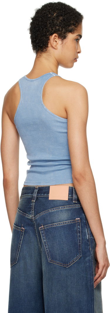 Majica bez rukava Alexander Wang Alexander Wang Classic Racer Tank Top Plava | WL001W, 2