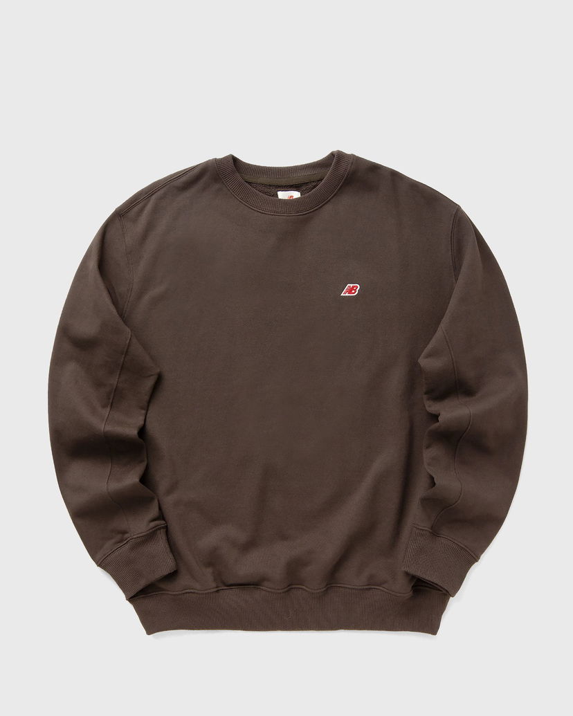 Dukserice New Balance Core Crewneck Sweatshirt Smeđa | MT43541-RHE