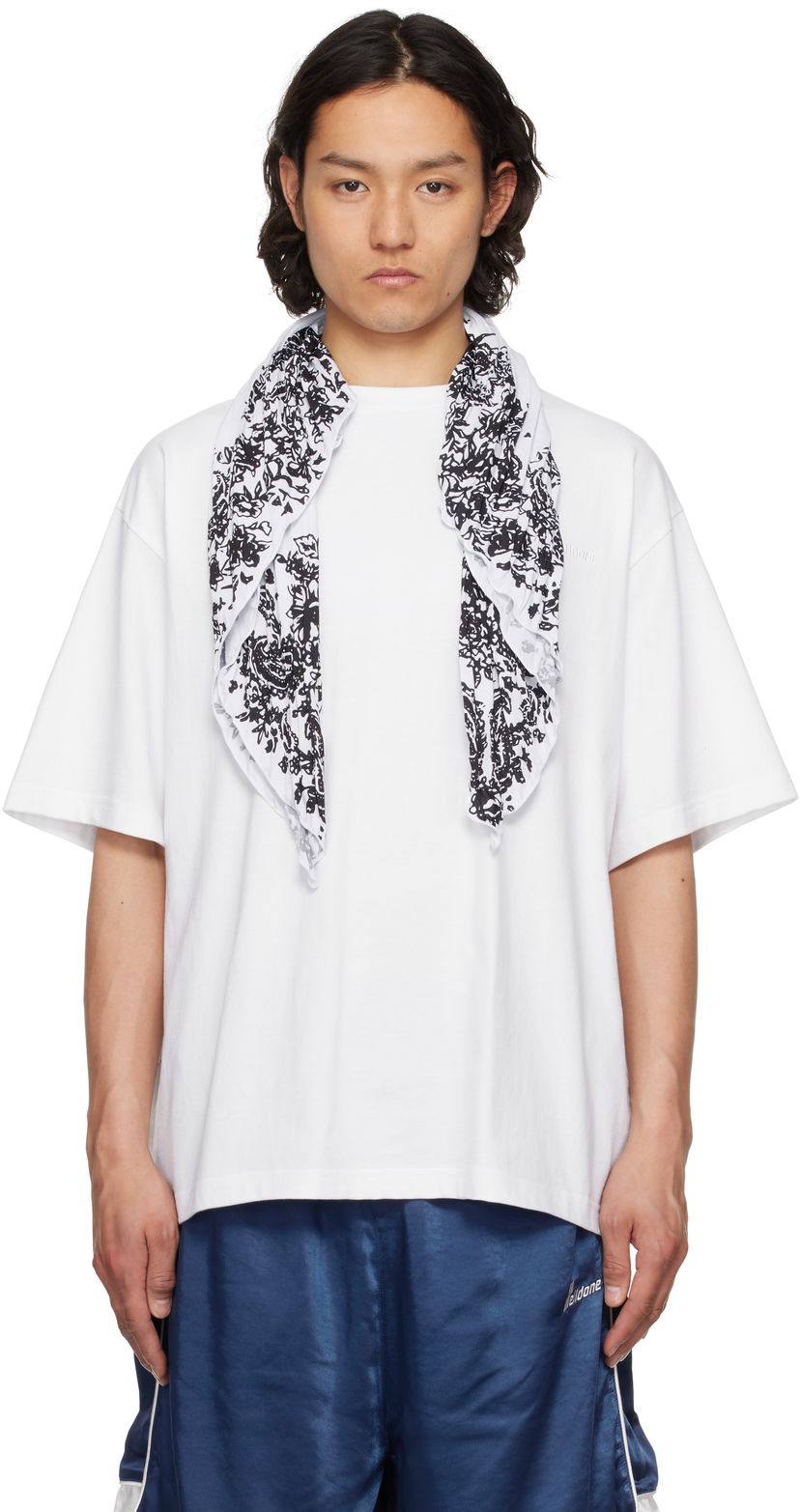 Majica kratkih rukava We11done We11done Wrinkled Muffler T-Shirt Bijela | WD-TT1-25-732-U-WH
